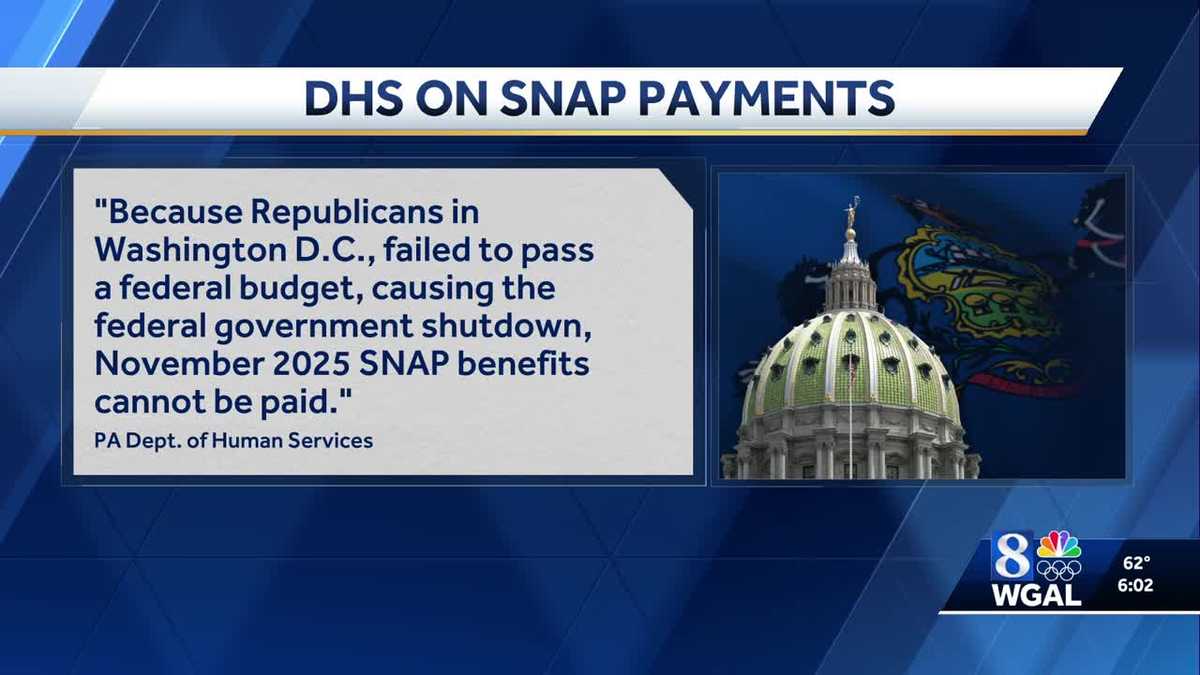 Pa. faces food insecurity as government shutdown halts SNAP benefits