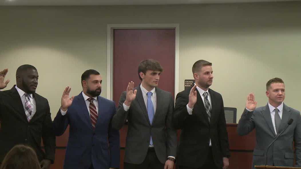 York City Police Department new officers sworn in
