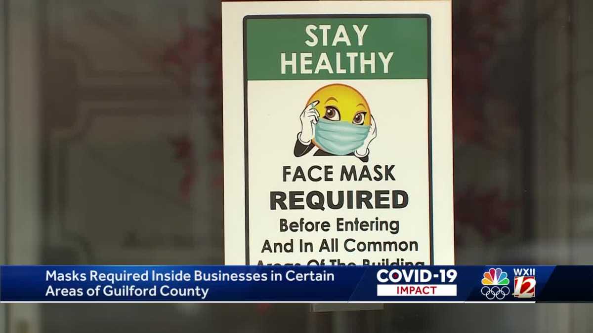 Mask mandate issued for parts of Guilford County amid COVID surge