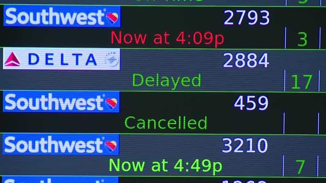 Storm aftermath causes headache for travelers at BWI-Marshall