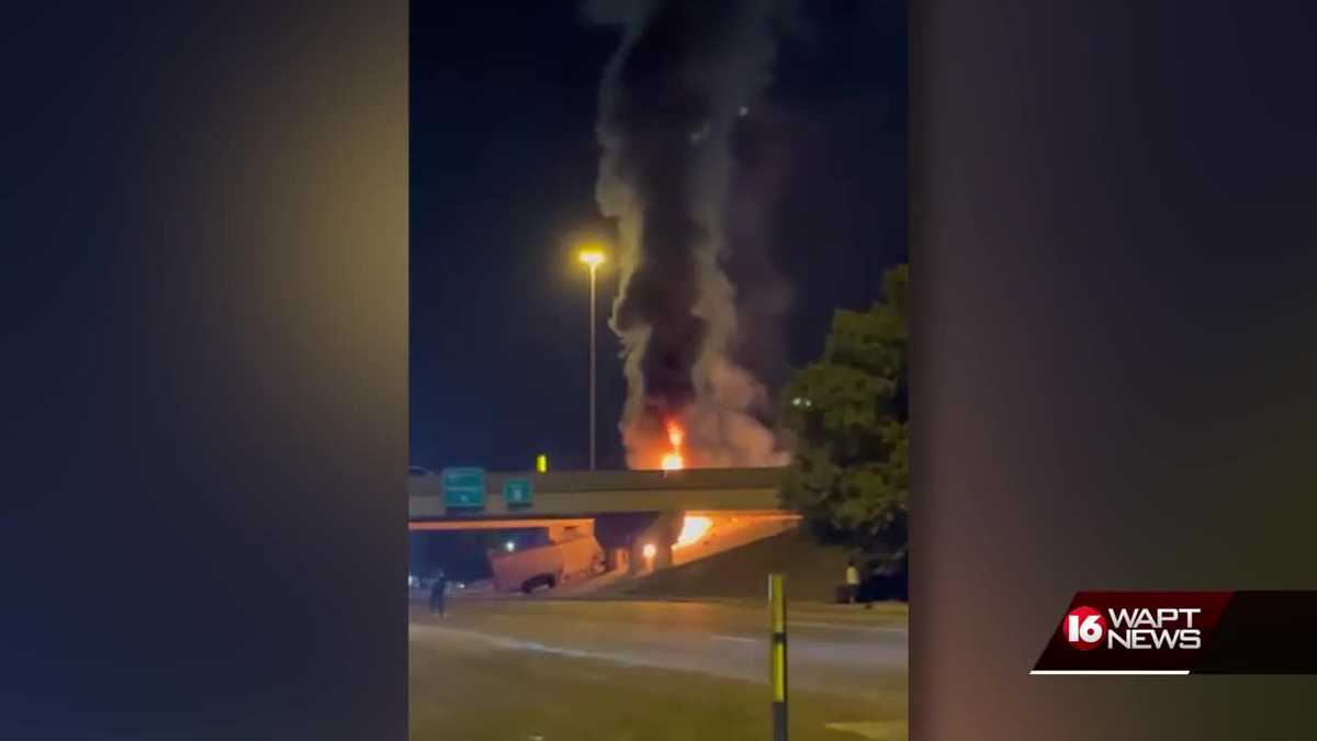 Truck driver found dead after fiery crash