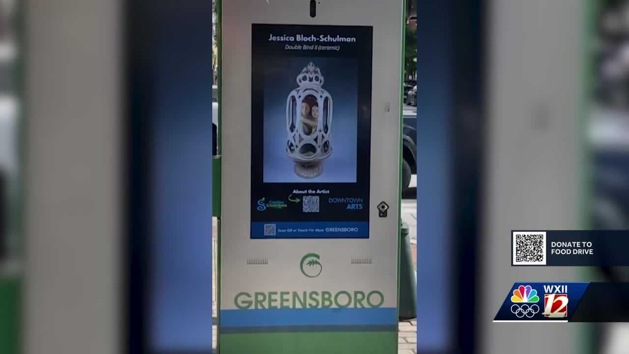 Local artists showcased in kiosks throughout downtown Greensboro - Vimarsana News