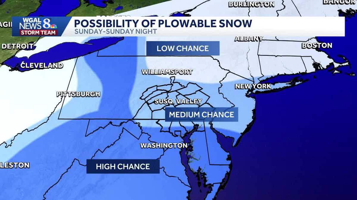 WEEKEND SNOW? Two models show drastically different scenarios