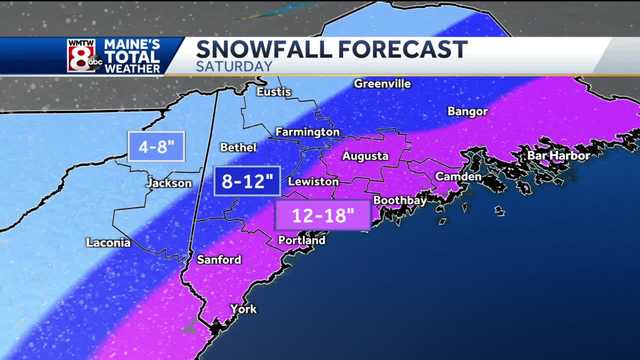 Maine Saturday nor'easter triggers blizzard warning - Vimarsana News