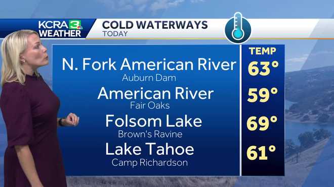 Northern California's lakes and rivers are still too cold to enjoy in mid-summer x20;  heat