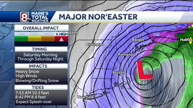 Blizzard timeline: Track incoming nor'easter hour-by-hour - Vimarsana News