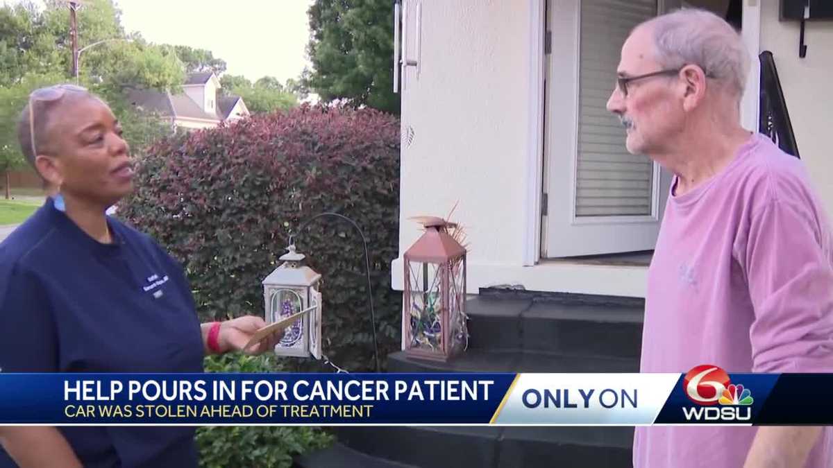 New Orleans man cancer stolen car ride to treatment