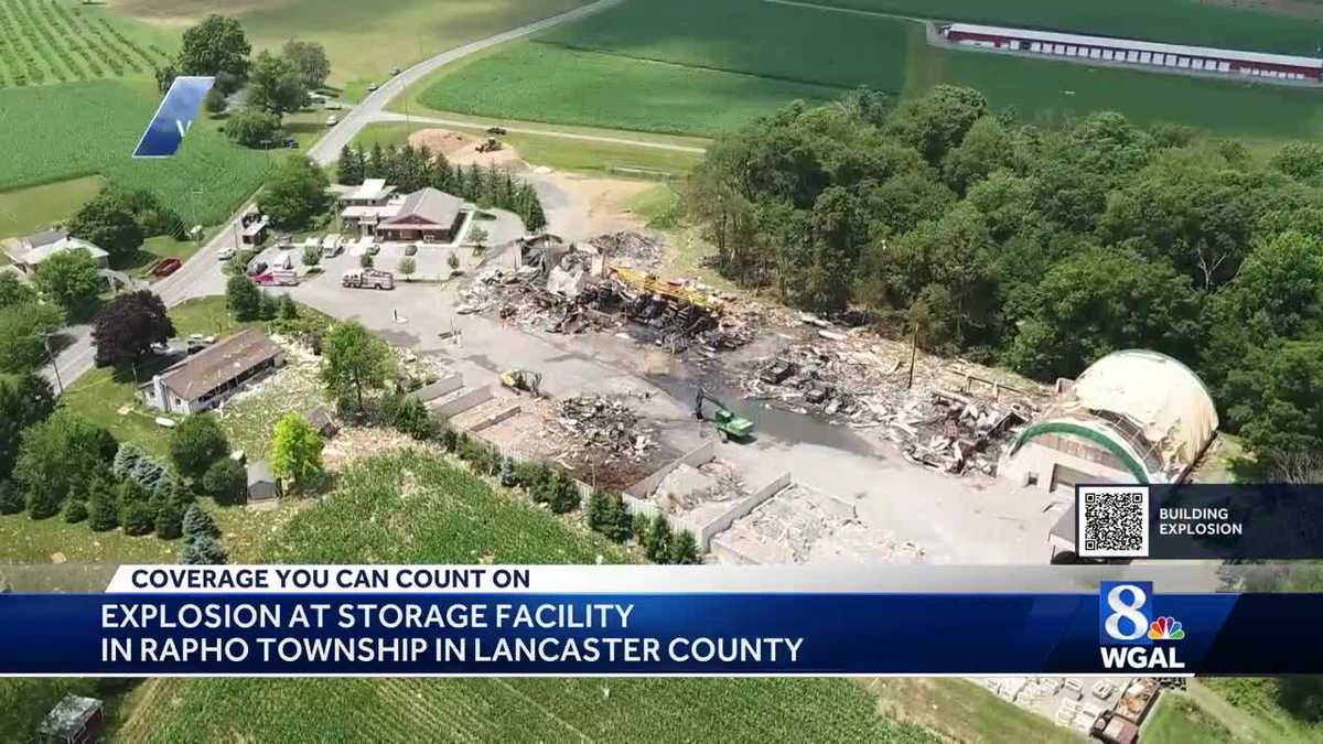 Building explodes in Rapho Township, Lancaster County, no one injured