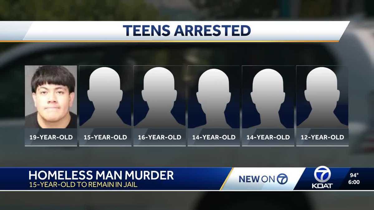 Albuquerque teen shooter suspect of homeless man to remain in jail