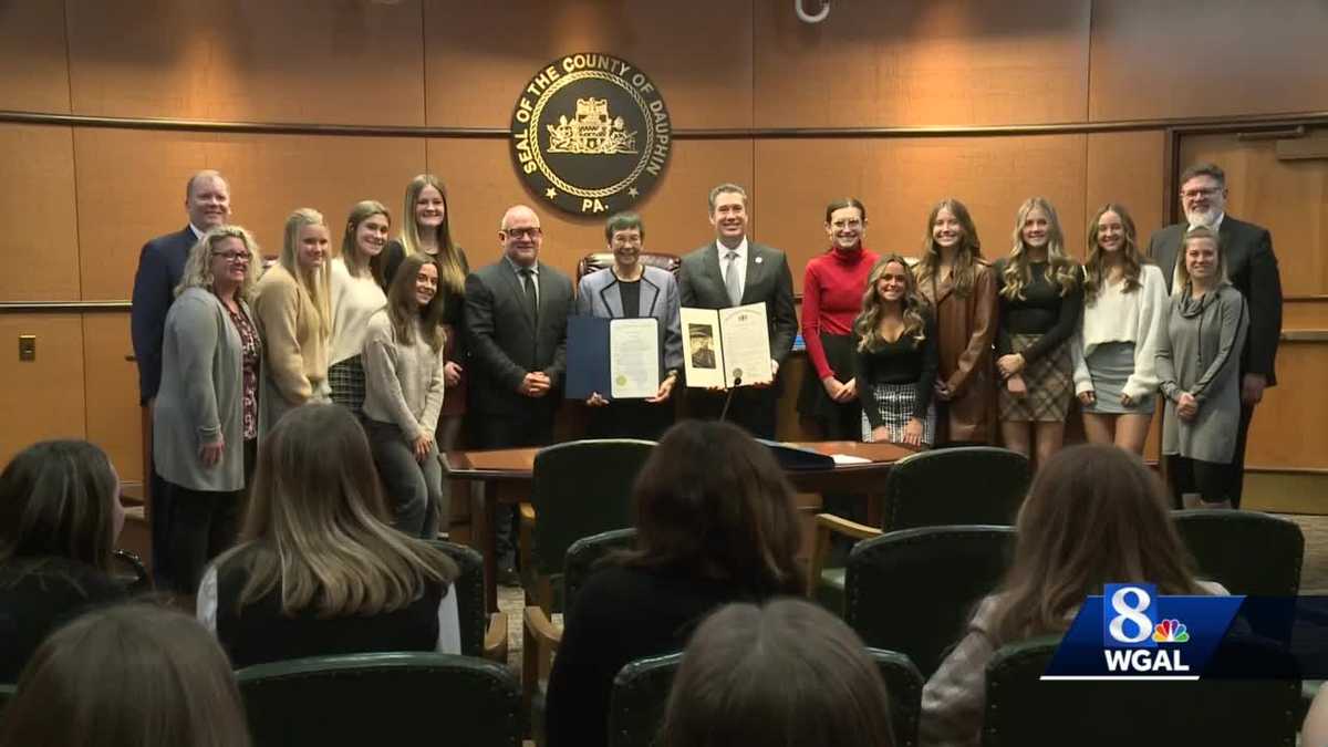 Lower Dauphin High School field hockey honored for winning state title