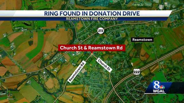A ring was found in a Lancaster County donation drive - Vimarsana News