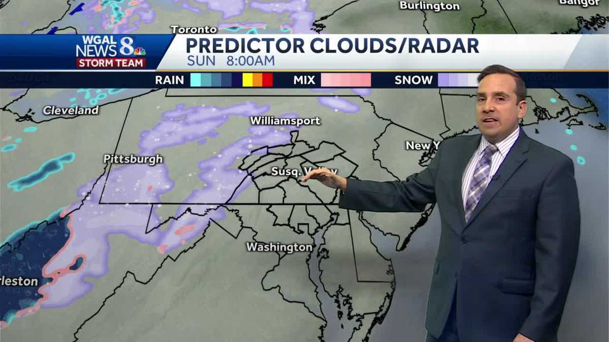 Chilly Sunday With Snow Or Rain Showers, Poor Air Quality