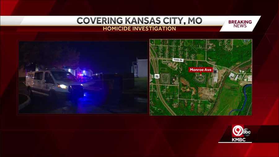 KCPD investigating homicide in the 7600 block of Monroe Avenue.