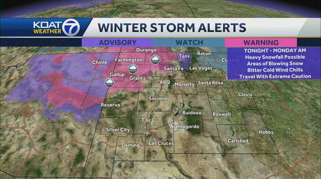 New Mexico to see winter storm impacts - Vimarsana News