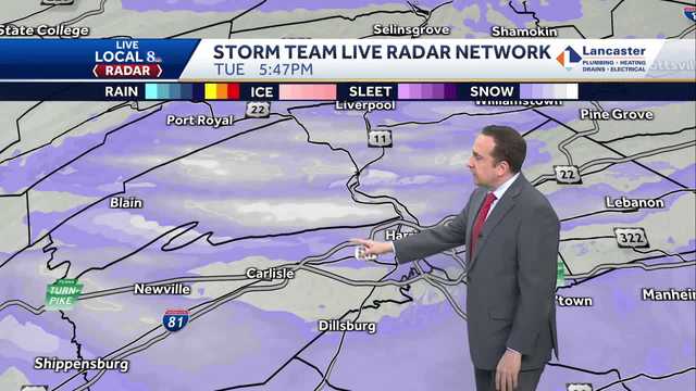 Impact: On & Off Light Snow Tonight, Wintry Mix Late Wednesday