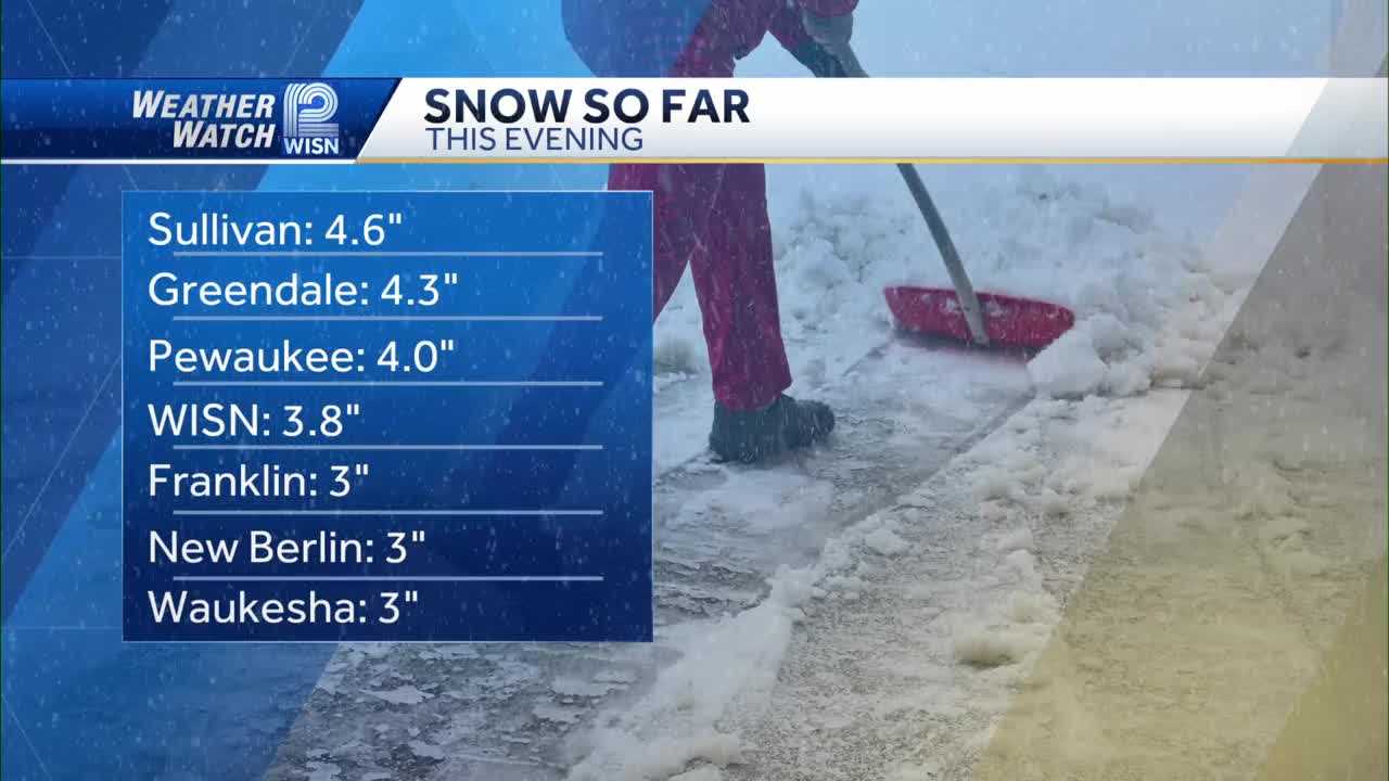 Weekend rounds of snow in southeast Wisconsin: Live updates - WISN