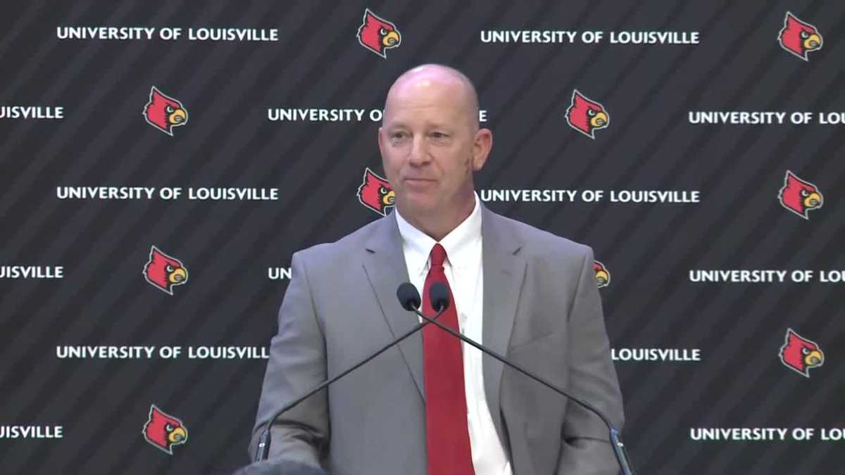 He's home: Jeff Brohm introduced as Louisville head football coach