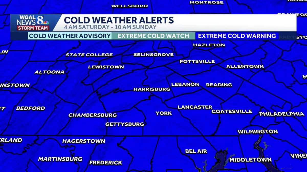 EXTREME COLD WARNING, WIND ADVISORY | Entire Susquehanna Valley included