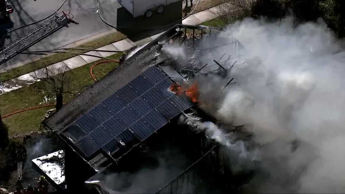 Officials Fire destroys home in Perry Hall Monday afternoon