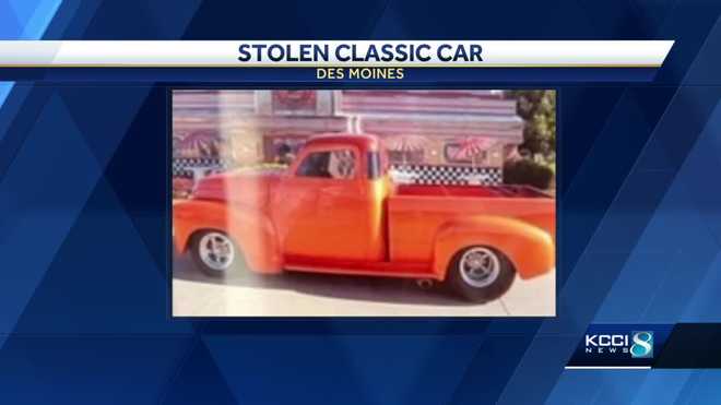 Des Moines police search for stolen classic car