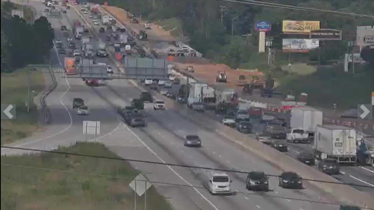 Greenville: Traffic shift on I-85 impacts Pelham road drivers