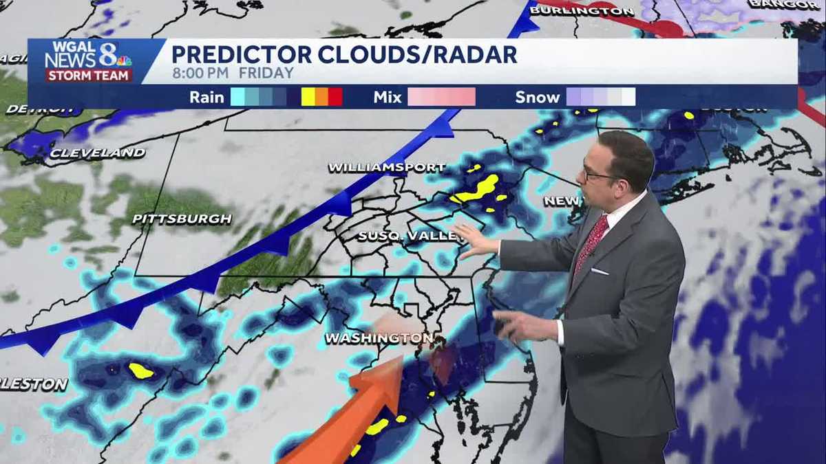Friday evening showers, few thunderstorms likely; Most of weekend dry