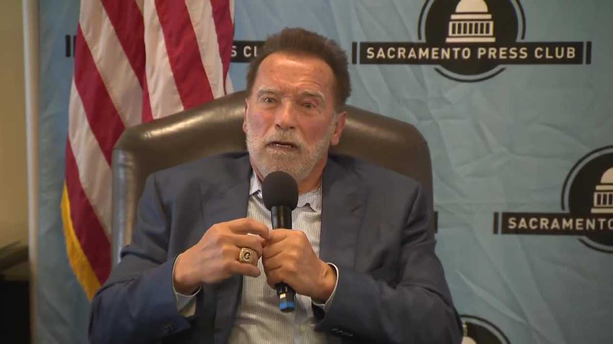 Arnold Schwarzenegger speaks 20 years after becoming CA governor