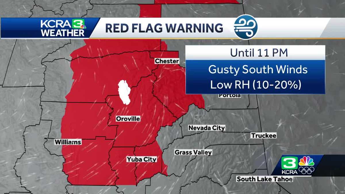 Gusty winds Friday increase wildfire risk in Northern California
