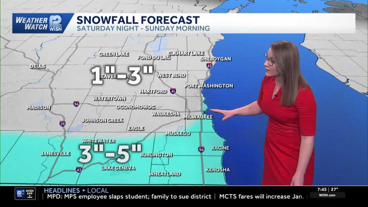 SE Wisconsin Weather: Snow returns tonight