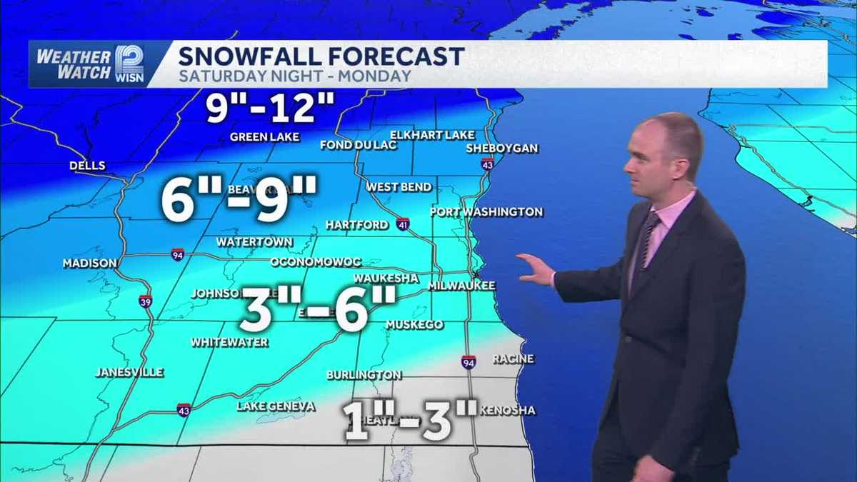 Weekend Wisconsin winter storm; hour-by-hour what to expect
