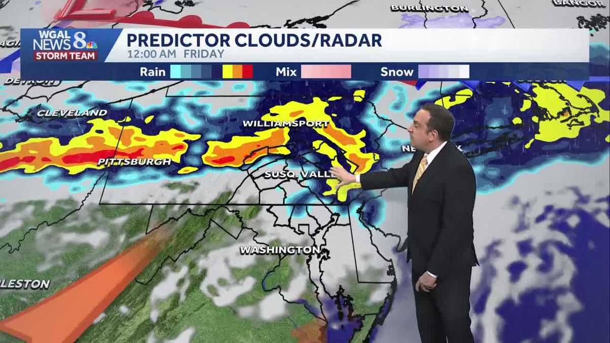 Mild & breezy tonight; Warmer & wet end to Thursday