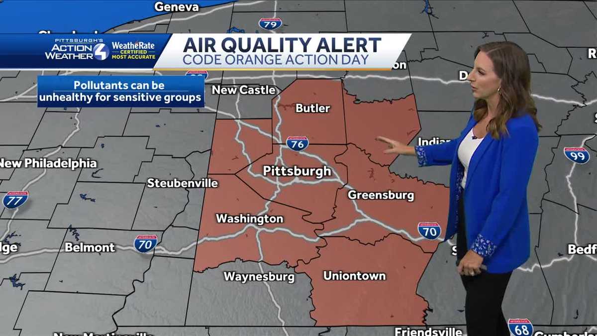 Code Orange Air Quality Action Day Western Pennsylvania Aug. 21