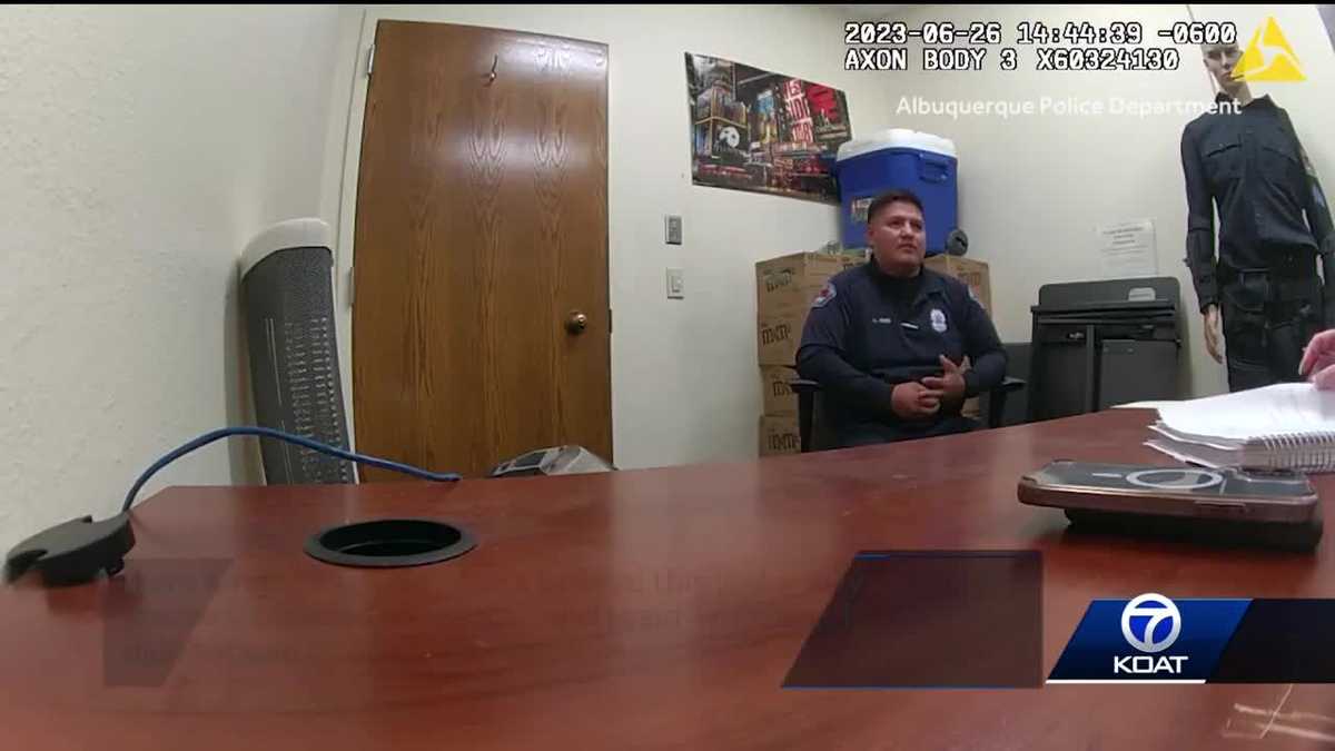 New video shows interview of APD officer accused of inappropriate search
