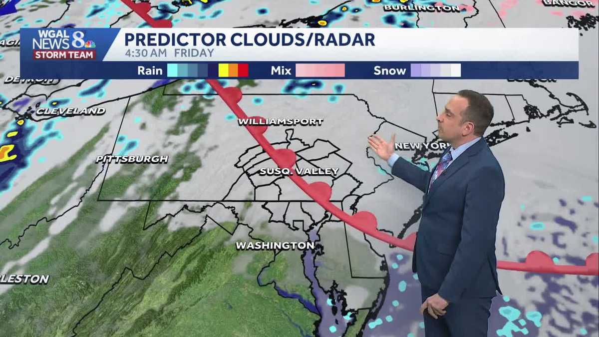 Warmer, Few Showers, Storms Friday & Saturday; Wet Start to Easter