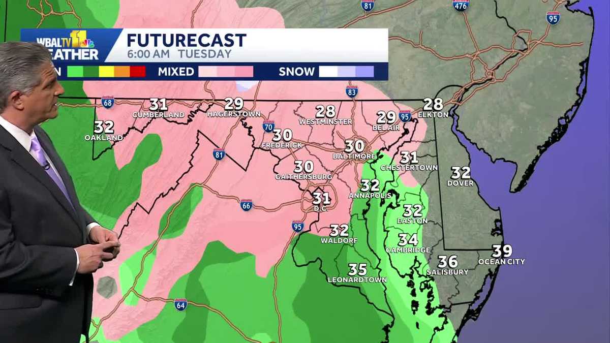 Weather forecast indicates glaze of ice possible in coming week