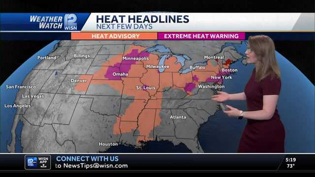 Dangerously hot & muggy weekend
