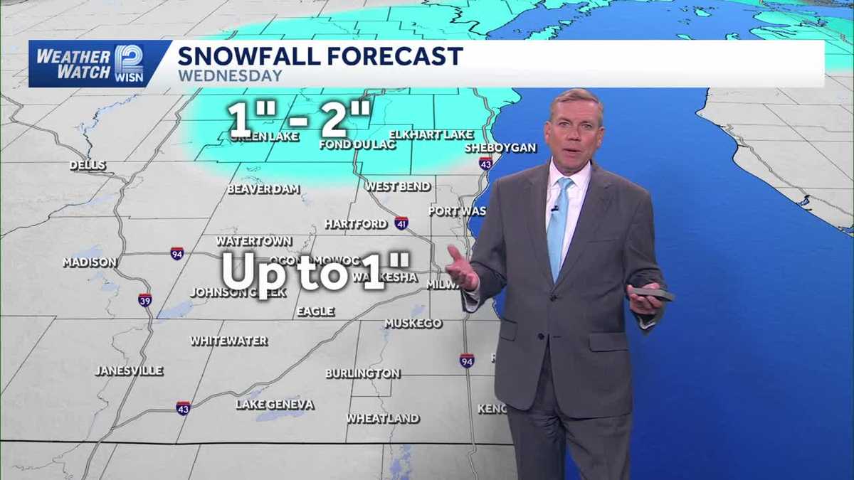 Two snow systems to impact Thanksgiving week travel in SE Wisconsin