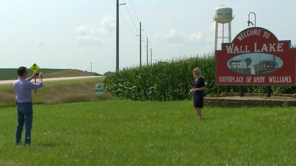 Chris Crossing Iowa Touring Wall Lake