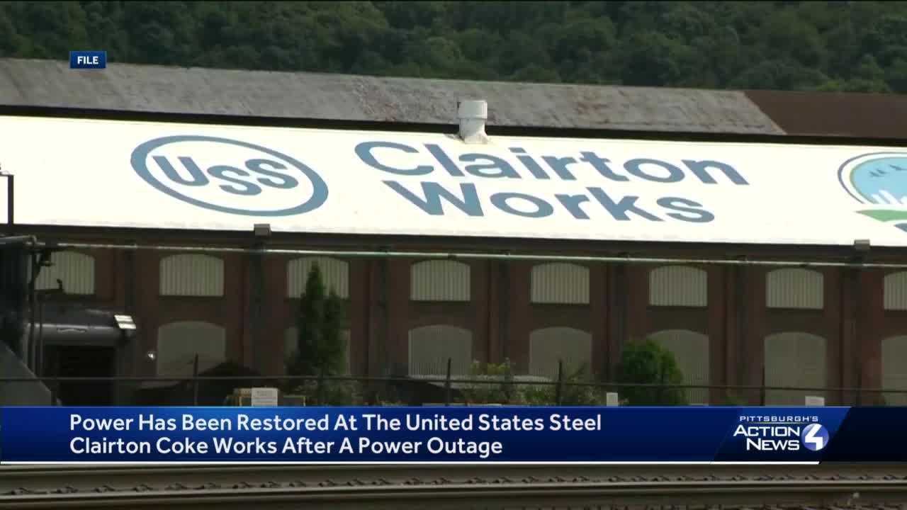 Power Restored After Outage At US Steel Clairton Coke Works