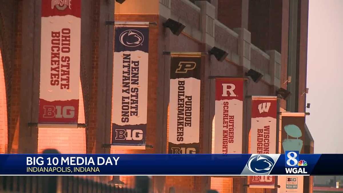 Big 10 Media Days held in Indianapolis, Indiana