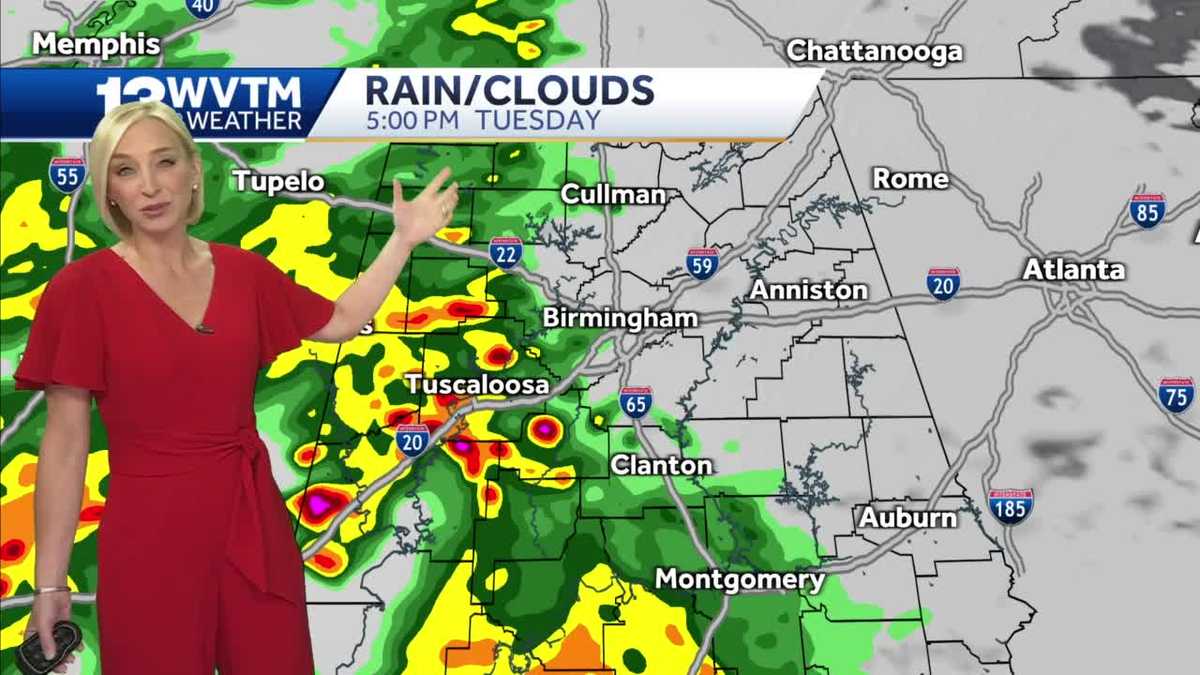 A brief break in the rain for central Alabama - WVTM