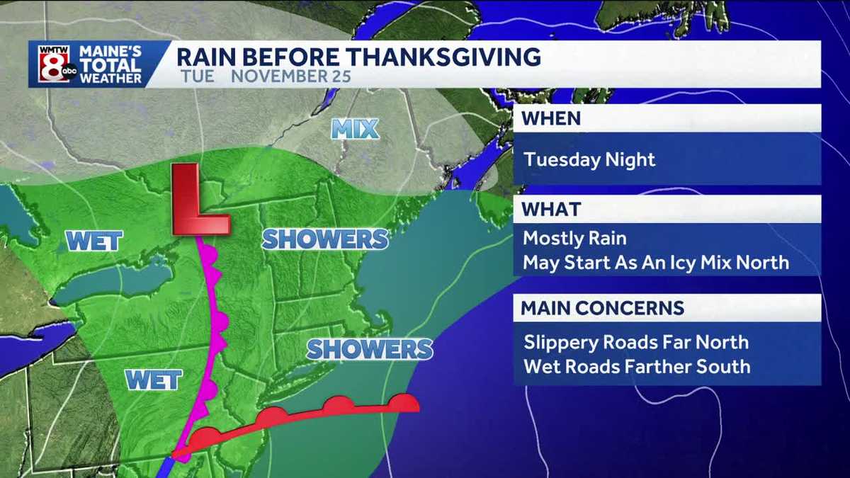 Rain to move through Maine overnight, expected to clear by morning commute