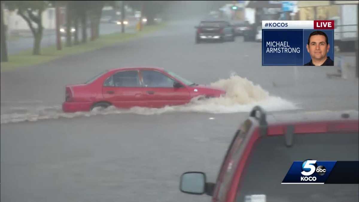 Severe storms bring heavy rain, flash flooding to Oklahoma City metro