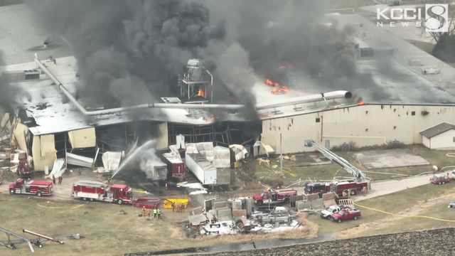 VIDEO: Iowa plant explosion, fire lead to injuries, evacuation - Vimarsana News