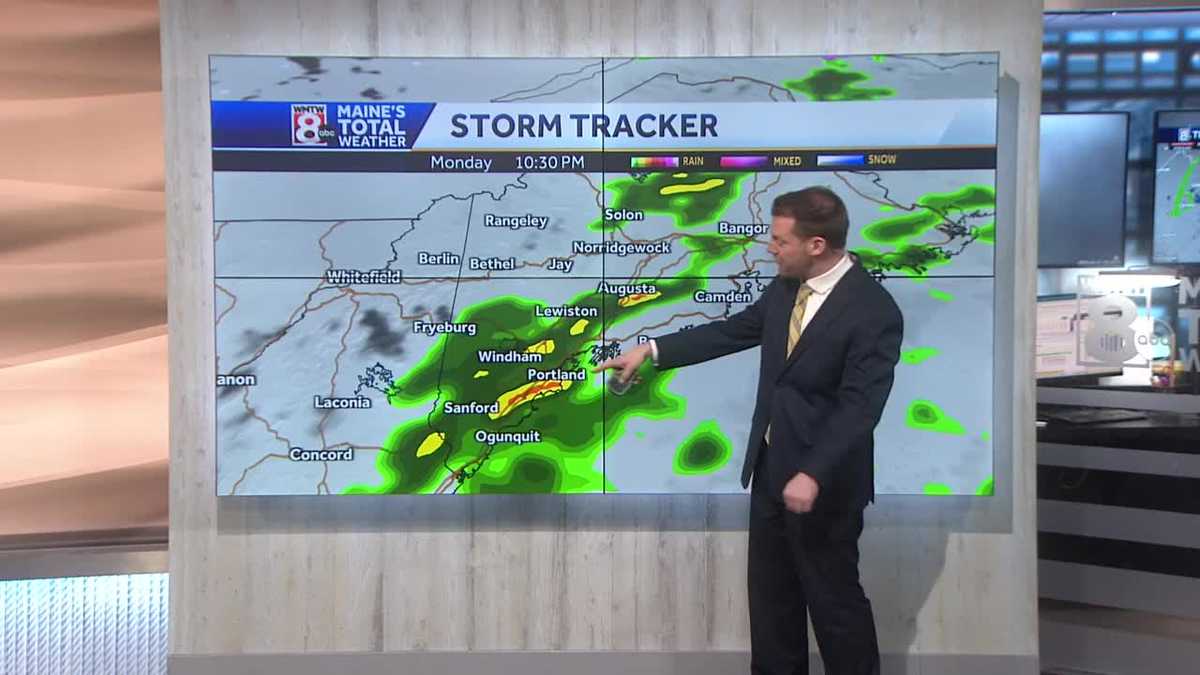 Warming up with scattered rain showers