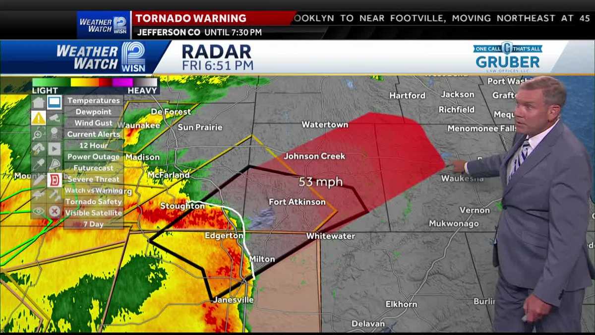 Tornado warning canceled for Jefferson County