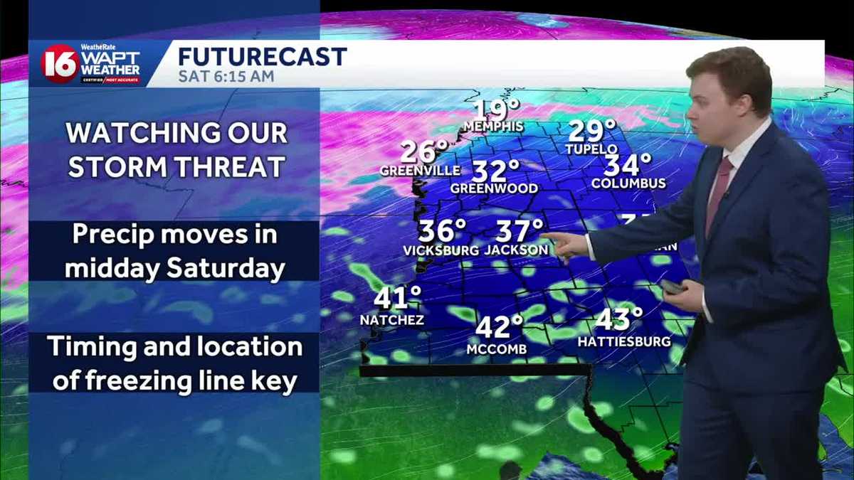Ice storm warnings issued in northern Mississippi counties; Jackson braces for freezing conditions