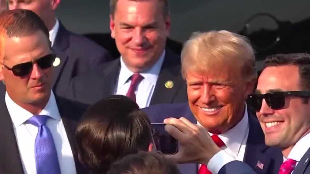 Trump in South Florida ahead of federal indictment hearing