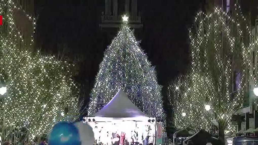 Church Street Marketplace Christmas Tree is officially lit - Watch the countdown here