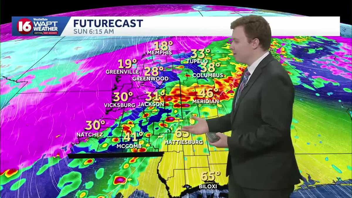 Winter storms: See where the line is for ice in Mississippi